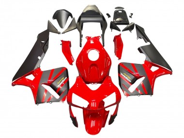 2003-2004 Red Matte Black Racing Honda CBR600RR Motorcycle Fairings Canada