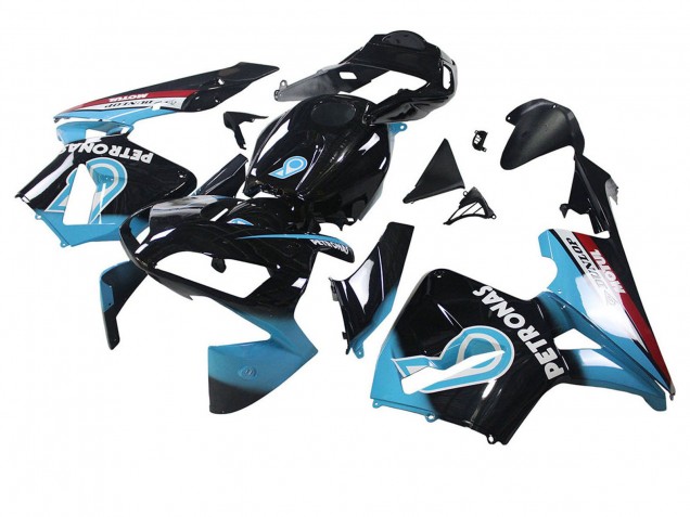 2003-2004 Light Blue Red Glossy Black Dunlop Honda CBR600RR Motorcycle Fairings Canada
