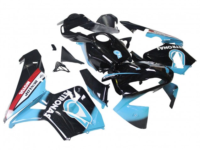 2003-2004 Light Blue Red Glossy Black Dunlop Honda CBR600RR Motorcycle Fairings Canada