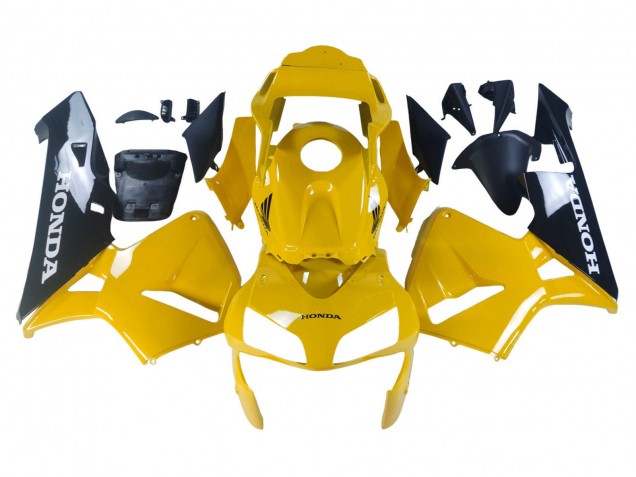 2003-2004 Yellow Glossy Black Honda CBR600RR Motorcycle Fairings Canada