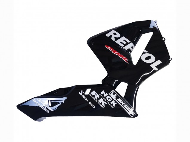 2003-2004 Glossy Black White Repsol Honda CBR600RR Motorcycle Fairings Canada