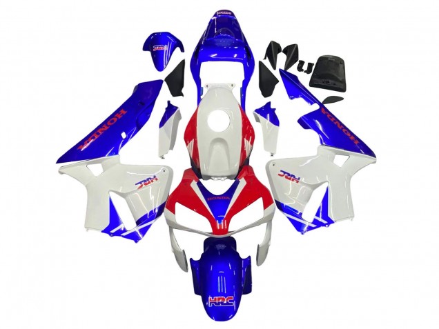 2003-2004 White Blue Red HRC Honda CBR600RR Motorcycle Fairings Canada
