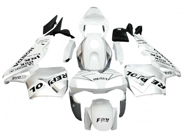 2003-2004 White Silver Black Repsol Honda CBR600RR Motorcycle Fairings Canada