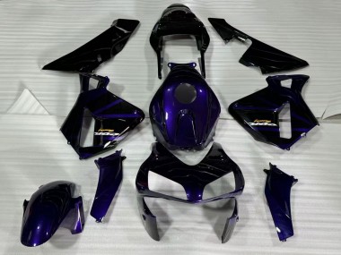 2003-2004 Dark Blue Glossy Black Honda CBR600RR Motorcycle Fairings Canada