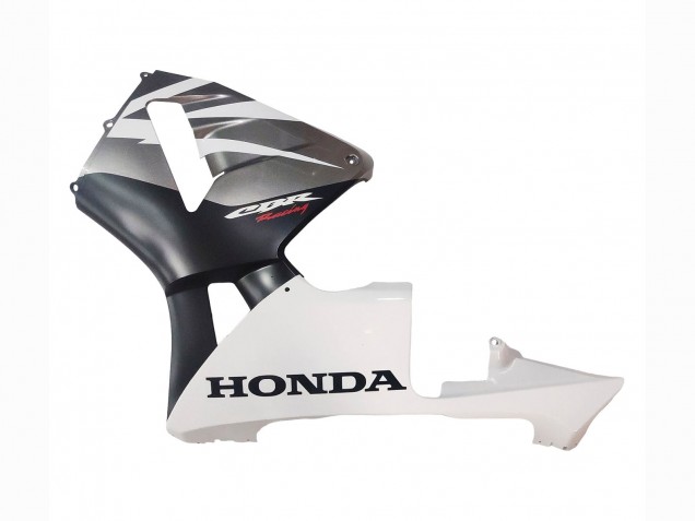 2003-2004 White Matte Black Racing Honda CBR600RR Motorcycle Fairings Canada
