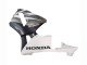 2003-2004 White Matte Black Racing Honda CBR600RR Motorcycle Fairings Canada