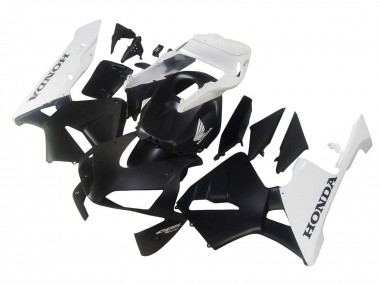 2003-2004 White Matte Black Honda CBR600RR Motorcycle Fairings Canada