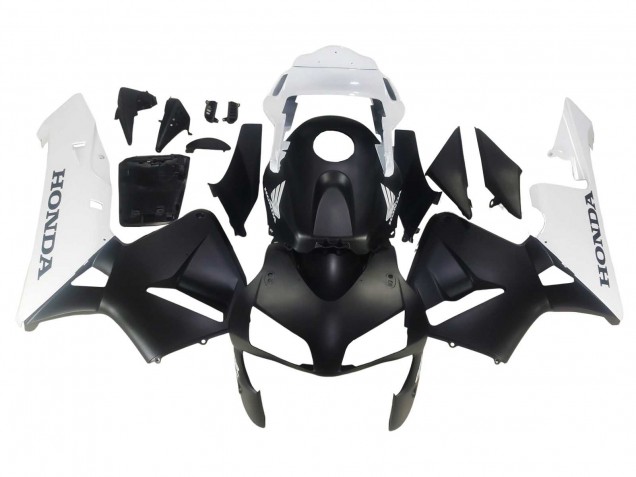 2003-2004 White Matte Black Honda CBR600RR Motorcycle Fairings Canada