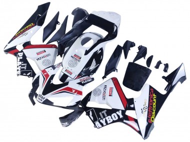 2003-2004 White Red Glossy Black DENSO Rimont Honda CBR600RR Motorcycle Fairings Canada