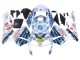2003-2004 White Blue Red Nastro Azzurro 46 Honda CBR600RR Motorcycle Fairings Canada