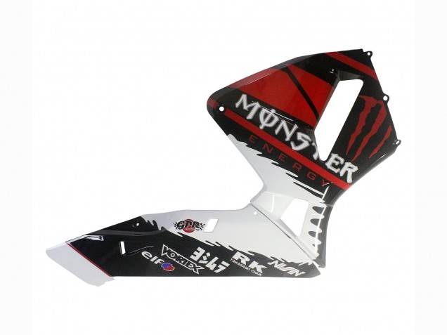 2003-2004 White Red Glossy Black Monster Honda CBR600RR Motorcycle Fairings Canada