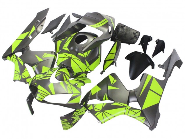 2003-2004 Yellow Matte Black Honda CBR600RR Motorcycle Fairings Canada