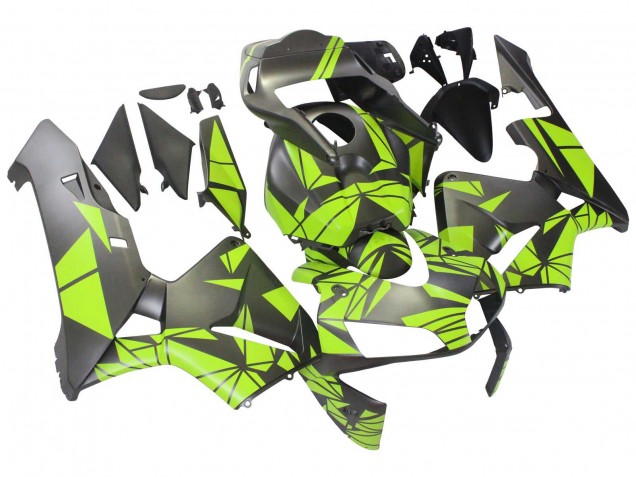 2003-2004 Yellow Matte Black Honda CBR600RR Motorcycle Fairings Canada