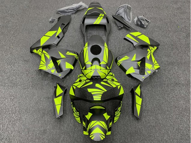 2003-2004 Yellow Matte Black Honda CBR600RR Motorcycle Fairings Canada