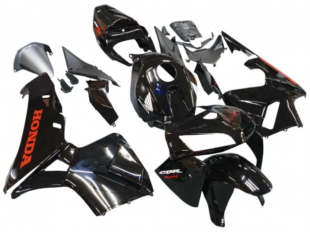 2005-2006 Glossy Black Honda CBR600RR Motorcycle Fairings Canada