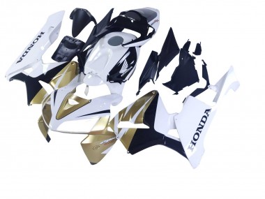 2005-2006 Gold White Black Honda CBR600RR Motorcycle Fairings Canada