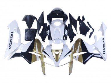 2005-2006 Gold White Black Honda CBR600RR Motorcycle Fairings Canada