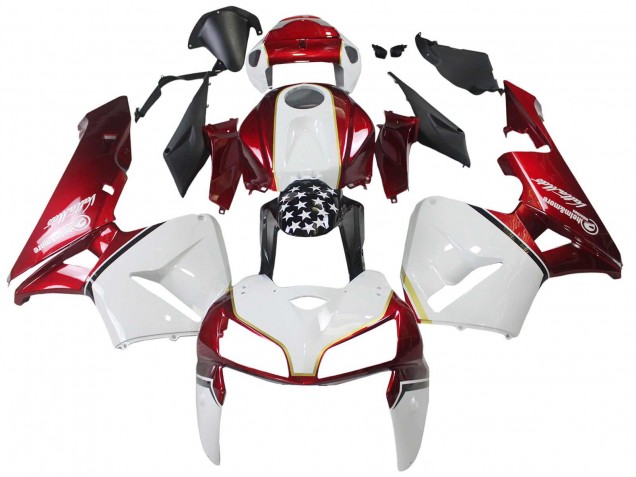 2005-2006 Red White Black Honda CBR600RR Motorcycle Fairing Kits Canada
