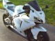 2005-2006 White Gold Honda CBR600RR Motorcycle Fairings Canada
