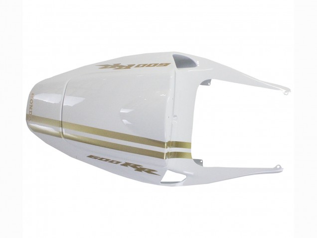 2005-2006 White Gold Honda CBR600RR Motorcycle Fairings Canada