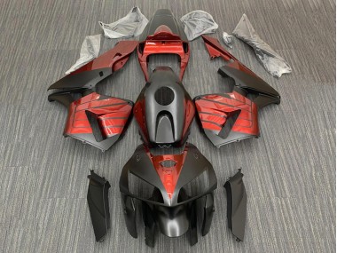 2005-2006 Black Red Honda CBR600RR Motorcycle Fairings Canada