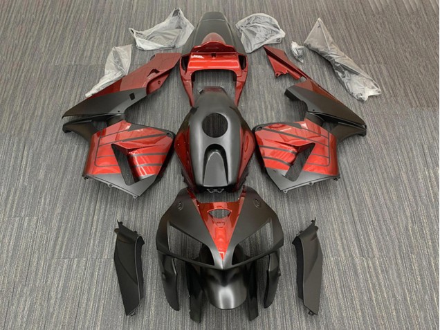 2005-2006 Black Red Honda CBR600RR Motorcycle Fairings Canada