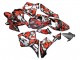 2005-2006 Black with Red Grey Camouflage Honda CBR600RR Motorcycle Fairings Canada