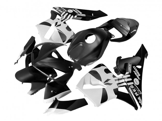 2005-2006 Black White Honda CBR600RR Bike Fairings Canada