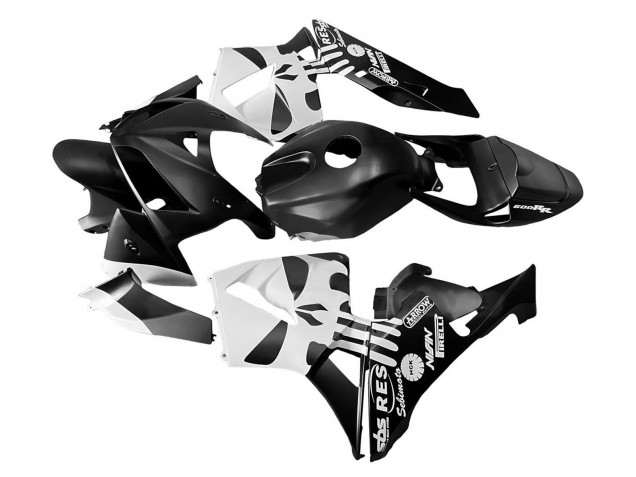 2005-2006 Black White Honda CBR600RR Bike Fairings Canada