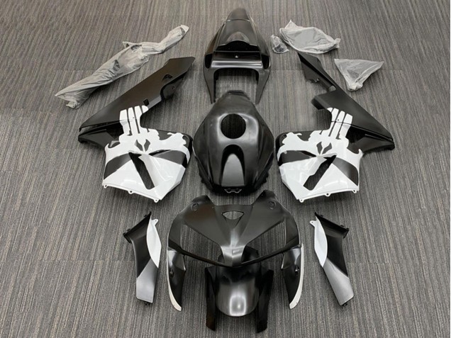 2005-2006 Black White Honda CBR600RR Motorcycle Fairing Kits Canada