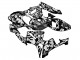 2005-2006 Black White Grey Camouflage Honda CBR600RR Motorcycle Fairings Canada