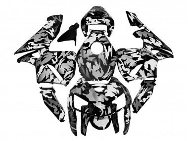 2005-2006 Black White Grey Camouflage Honda CBR600RR Motorcycle Fairings Canada