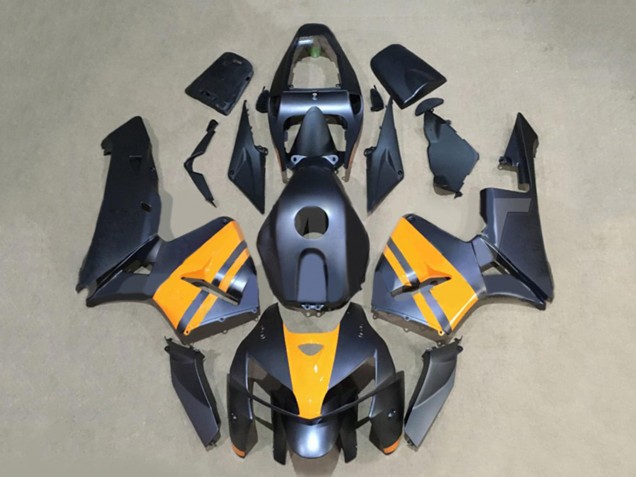 2005-2006 Black Yellow Honda CBR600RR Motorcycle Fairings Canada
