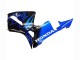 2005-2006 Glossy Black Blue Flame Honda CBR600RR Motorcycle Fairing Canada