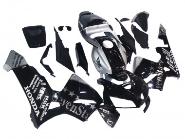 2005-2006 Black Silver SevenStars Honda CBR600RR Motorcycle Fairings Canada
