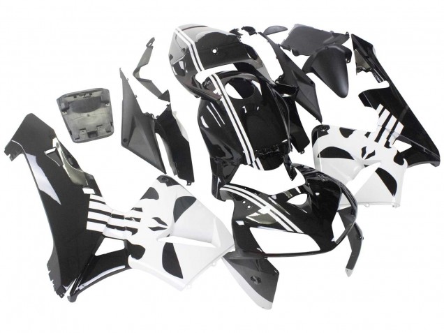 2005-2006 Black White Honda CBR600RR Motorcycle Fairing Canada
