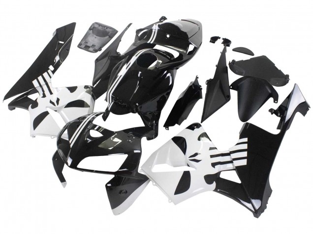 2005-2006 Black White Honda CBR600RR Motorcycle Fairing Canada