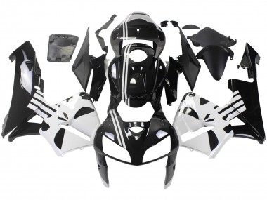 2005-2006 Black White Honda CBR600RR Motorcycle Fairing Canada