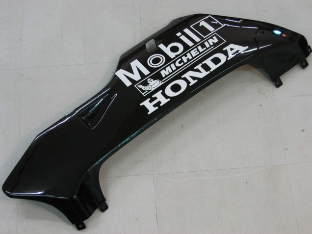 2005-2006 Glossy Black White West Honda CBR600RR Motorcycle Fairings Canada