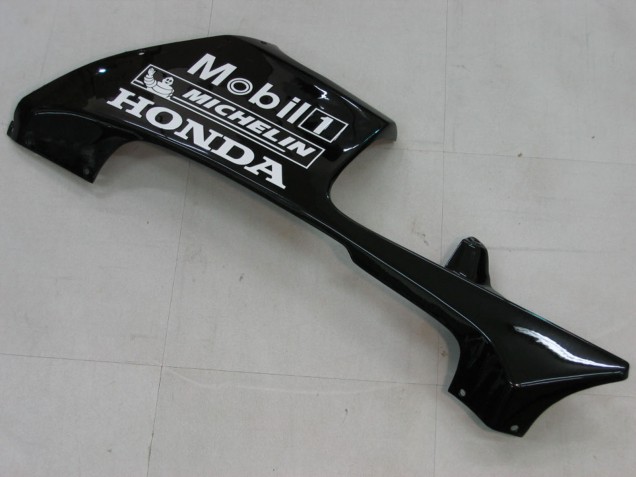 2005-2006 Glossy Black White West Honda CBR600RR Motorcycle Fairings Canada