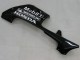 2005-2006 Glossy Black White West Honda CBR600RR Motorcycle Fairings Canada
