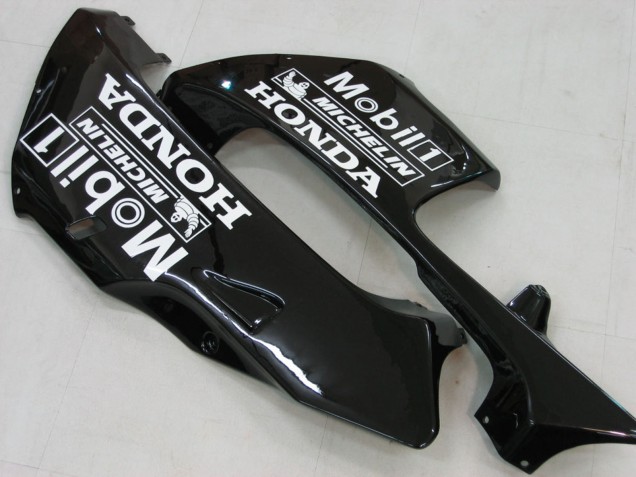 2005-2006 Glossy Black White West Honda CBR600RR Motorcycle Fairings Canada