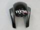 2005-2006 Glossy Black White West Honda CBR600RR Motorcycle Fairings Canada