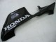2005-2006 Glossy Black Grey Flame Honda CBR600RR Motorcycle Fairings Canada