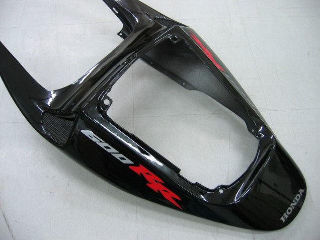 2005-2006 Glossy Black Grey Flame Honda CBR600RR Motorcycle Fairings Canada