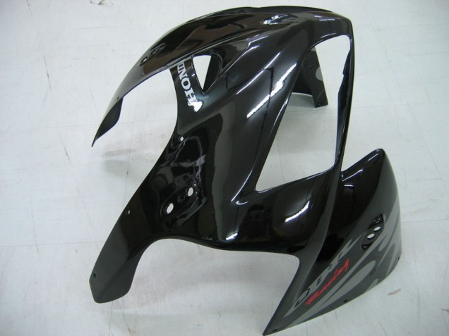 2005-2006 Glossy Black Grey Flame Honda CBR600RR Motorcycle Fairings Canada