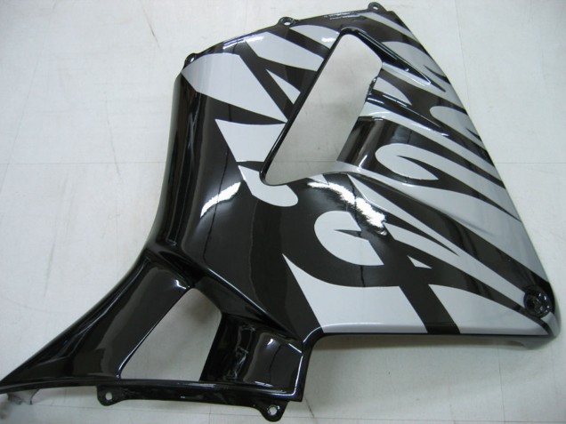 2005-2006 Glossy Black Grey Flame Honda CBR600RR Motorcycle Fairings Canada