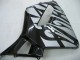 2005-2006 Glossy Black Grey Flame Honda CBR600RR Motorcycle Fairings Canada