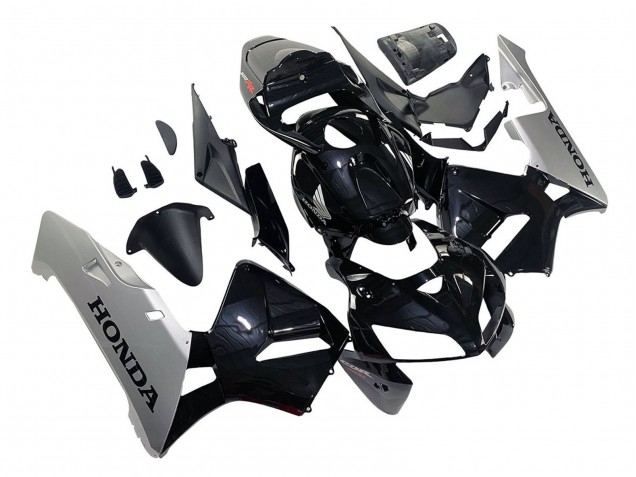 2005-2006 Black Silver Honda CBR600RR Motorcycle Fairing Canada