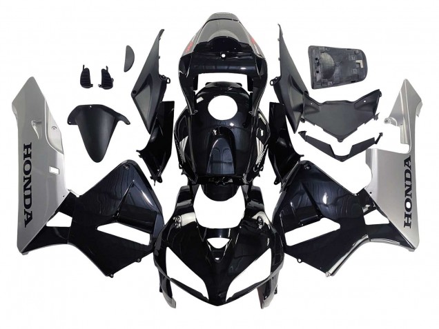 2005-2006 Black Silver Honda CBR600RR Motorcycle Fairing Canada